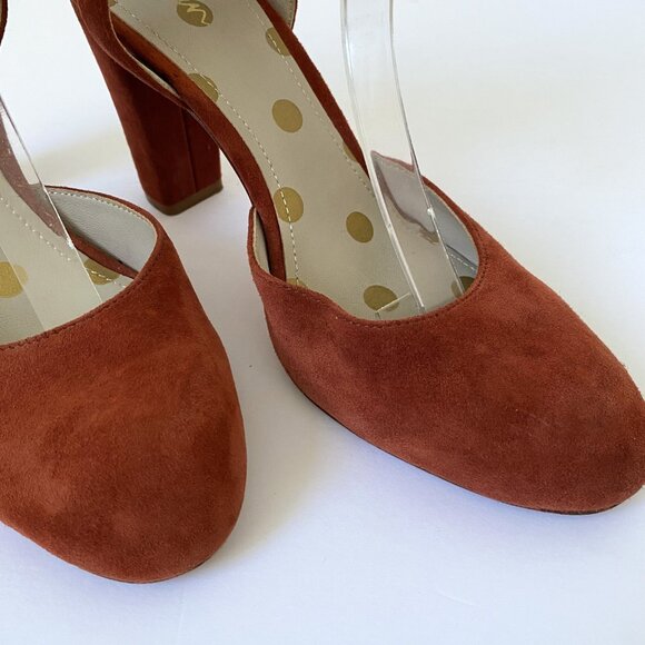 Boden Bessie Ankle Strap Suede Heels - Picture 7 of 11